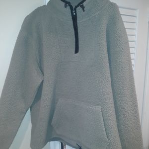 Olive green PINK sweatshirt